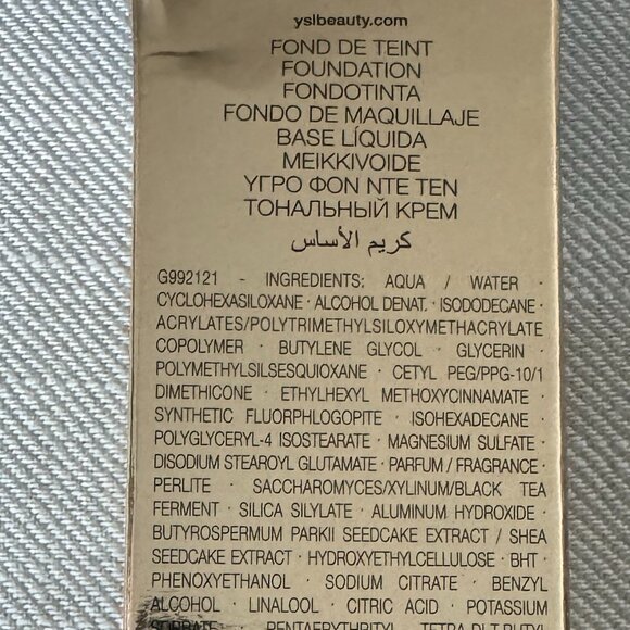 🤎 YSL Encre De Peau All Hours Foundation B80 Chocolate - New in Box 🤎 - Picture 6 of 13